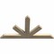 Ekena Millwork Saratoga Rough Sawn Timber Gable Bracket, Douglas Fir, 48"W x 26"H x 2"D x 4"F, 13/12 Pitch GBW048X26X0204SAR00RDF - alternate 5